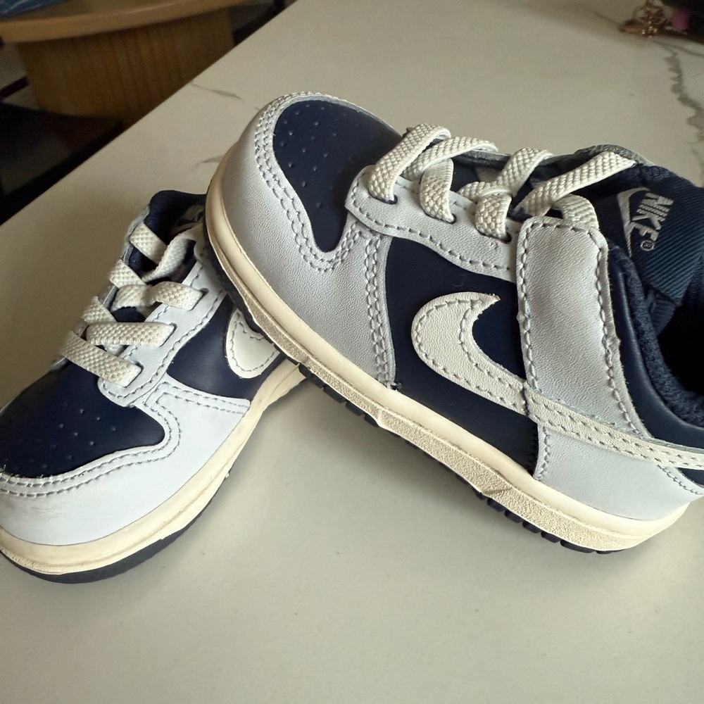 Nike Kids' Blue and White Sneakers